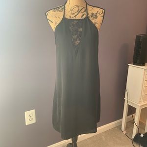 Satiny slip dress